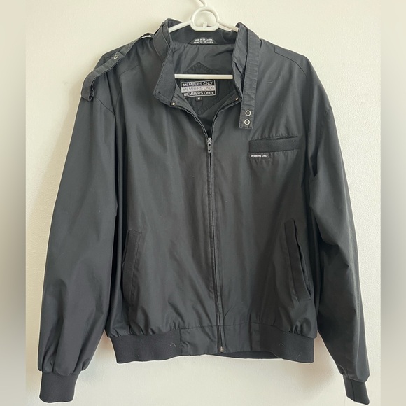 Black Members Only Jacket - Picture 1 of 3